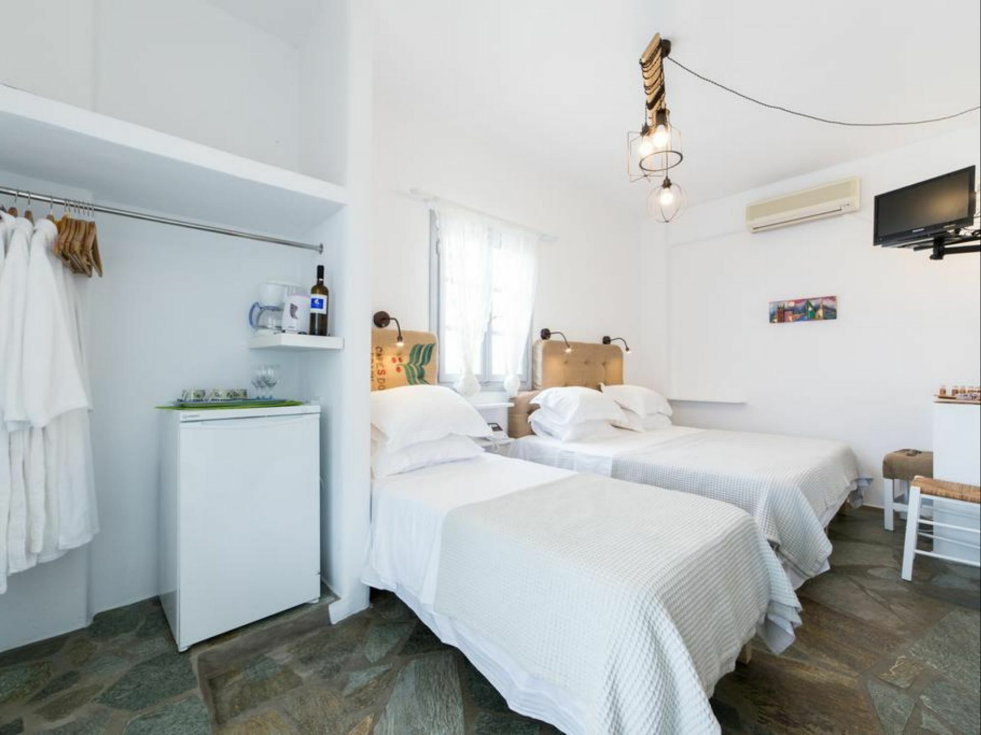 Evi Rooms Alikí Esterno foto