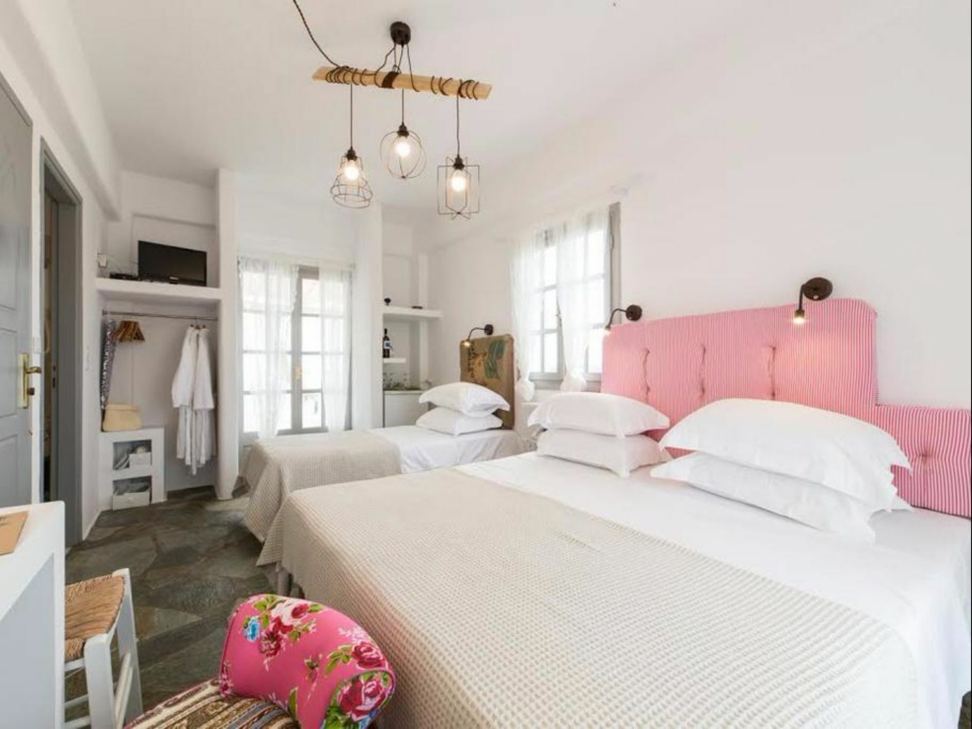 Evi Rooms Alikí Esterno foto